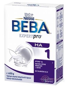 BEBA EXPERT pro HA 1 počáteční mléčná výživa (od narození) 1x600 g