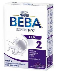 BEBA EXPERT pro HA 2 následná mléčná výživa (od ukonč. 6. měsíce) 1x600 g