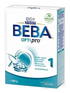 BEBA OPTIPRO 1 počáteční mléčná výživa (od narození)(inov.2022) 1x500 g