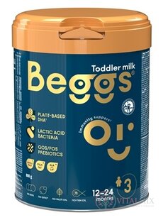 Beggs 3 batolecí mléko, výživa malých dětí (od ukonč. 12. do 24. měsíce) 1x800 g