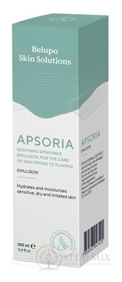 BELUPO SKIN SOLUTIONS APSORIA zklidňující emulze ve spreji pro péči o pokožku se sklonem k olupování 1x100 ml