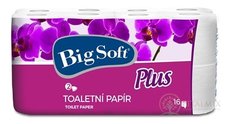 Big Soft Plus toaletní papír 2-vrstvý, bílý 1x16 ks