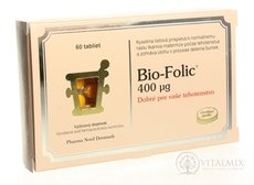 BIO-FOLIC 400 mikrogramů tbl 1x60 ks