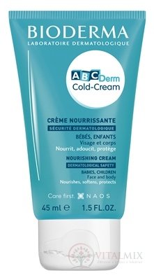 BIODERMA ABCDerm Cold Cream výživný ochranný pleťový krém 1x45 ml