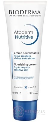 BIODERMA Atoderm NUTRITIVE výživný krém na obličej, suchá pleť 1x40 ml