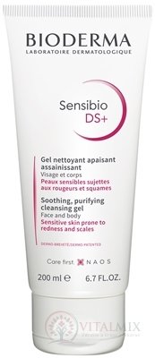 BIODERMA Sensibio DS + moussant anti-recidivy jemně čistící pěnivý gel 1x200 ml