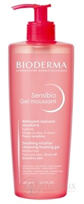 BIODERMA Sensibio Gel moussant jemný čistící pěnivý gel 1x500 ml
