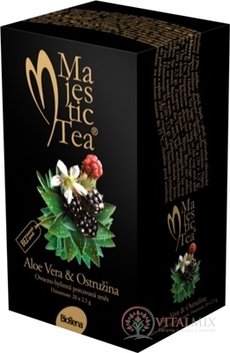 Majestic Tea Aloe Vera &amp; Ostružina ovocno-bylinná směs 20x2,5 g (50 g)
