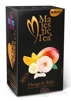 Biogena Majestic Tea Mango &amp; Růže ovocný čaj 20x2,5 g (50 g)