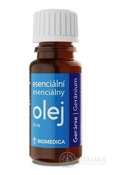 BIOMEDICA Esenciální olej Geranium olej 1x10 ml