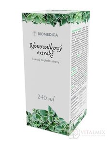 BIOMEDICA Rýmovníkový extrakt bylinný, s rýmníkem 1x240 ml