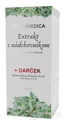 BIOMEDICA Rýmovníkový extrakt bylinný, s rýmníkem 1x240 ml + dárek Rýmovníkový balzám 1x10 ml, 1x1 set