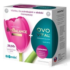 Biomin BioBalance MENOPAUSE cps 120 ks + Ovovital 60 ks zdarma, 1x1 set
