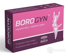BOROGYN vaginální čípky 10x2 g