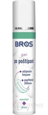 BROS gel po poštípání mentol + aloe, 1x50 ml