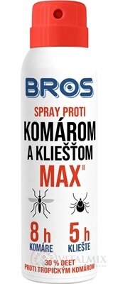 BROS spray proti komárům a klíšťatům MAX 1x90 ml