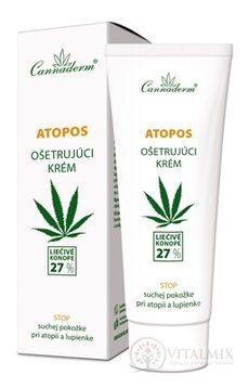 Cannaderm Atopos ošetřující krém na atopii a lupénku 1x75 g