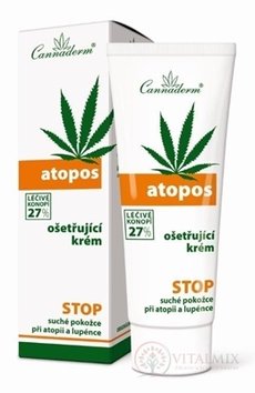 Cannaderm Atopos ošetřující krém na atopii a lupénku 1x75 g