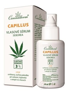 Cannaderm Capillus - vlasové sérum seborea 1x40 ml