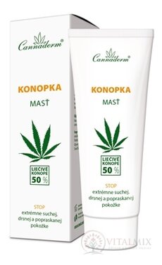Cannaderm Konopka mast Promašťující (inov.16) 1x75 g