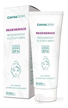 Cannaderm REGENERACE regenerační krém na suchou pokožku 1x75 g