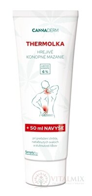 Cannaderm THERMOLKA - hřejivé konopné mazání 1x250 ml