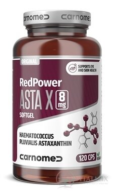 CarnoMed RedPower ASTA X 8 mg cps 1x120 ks