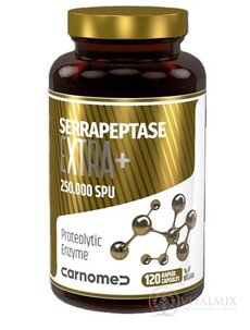 CarnoMed SERRAPEPTASE EXTRA+ 250.000 SPU cps (pro zvířata) 1x120 ks