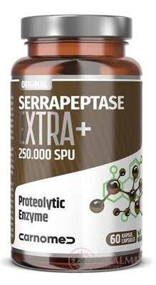 CarnoMed SERRAPEPTASE EXTRA+ 250.000 SPU cps (pro zvířata) 1x60 ks