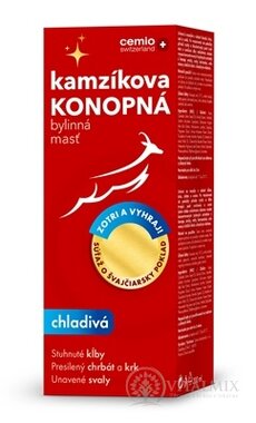 Cemio Kamzíkova konopná mast chladiva (inov.2024, soutěž) 1x200 ml