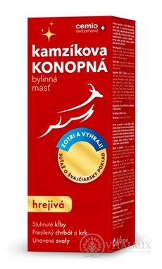 Cemio Kamzíkova konopná mast hřejivá (inov.2024, soutěž) 1x200 ml
