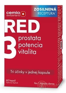 Cemio RED3 cps (zesílená receptura 2024) 1x60 ks