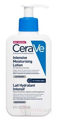CeraVe INTENZIVNÍ HYDRATAČNÍ MLÉKO pro velmi suchou, svědící pokožku 1x236 ml