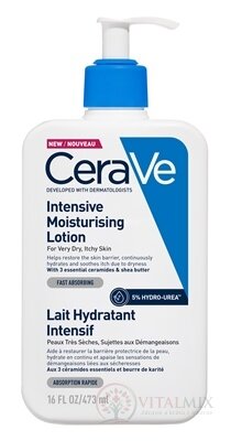 CeraVe INTENZIVNÍ HYDRATAČNÍ MLÉKO pro velmi suchou, svědící pokožku 1x473 ml
