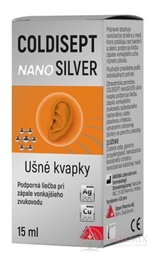 COLDISEPT Nanosilver ušní kapky 1x15 ml