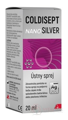 COLDISEPT Nanosilver ústní sprej 1x20 ml