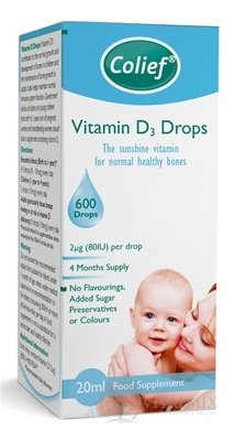 Colief Vitamin D3 Drops kapky 1x20 ml