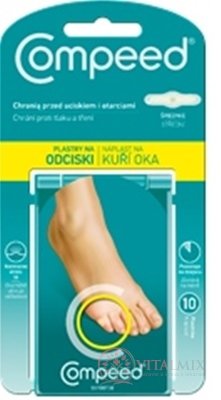 Compeed NÁPLAST Na kuří oka Hydrokoloidní, střední 1x10 ks