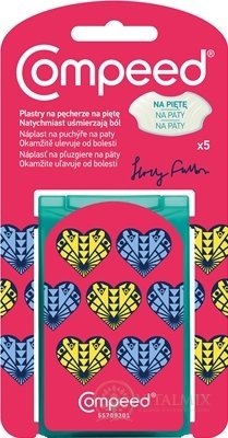 Compeed Náplast na puchýře na paty 1x5 ks