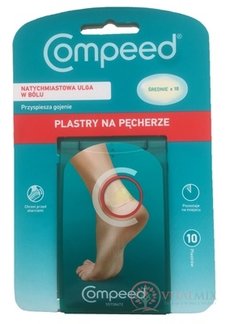 Compeed NÁPLAST na puchýře střední, gelová 1x10 ks