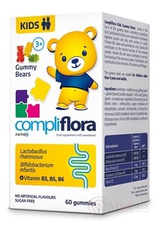 Compliflora KIDS želatinové medvídci 1x60 ks