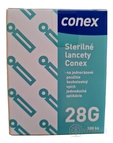 Conex Sterilní lancety 28G lancety do odběrového pera 1x100 ks