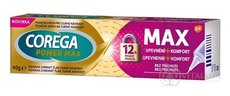 COREGA POWER MAX UPEVNĚNÍ + KOMFORT fixační krém na zubní náhrady, bez příchutě 1x40 g