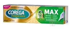 COREGA POWER MAX UPEVNĚNÍ + SVĚŽOST fixační krém na zubní náhrady, příchuť máta 1x40 g