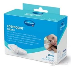 Cosmopor Silicone absorpční adhezivní krytí, náplasti (7,2x5cm) 1x5 ks