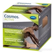 Cosmos ACTIVE kineziologického tejpovací páska béžová (5cm x 5m) 1x1 ks