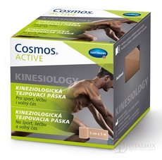 Cosmos ACTIVE kineziologického tejpovací páska béžová (5cm x 5m) 1x1 ks
