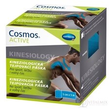 Cosmos ACTIVE kineziologického tejpovací páska modrá (5cm x 5m) 1x1 ks