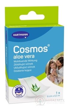 Cosmos aloe vera náplast na rány (6 cm x 0,5 m) 1x1 ks