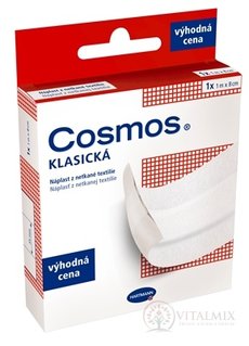 COSMOS KLASICKÁ Náplast z netkané textilie 1m x 8cm, bílá, výhodná cena, 1x1 ks